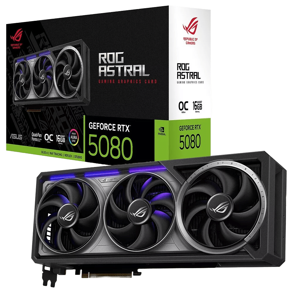 Asus ROG Astral GeForce RTX 5080 16GB GDDR7 OC - XenCoreShopXenCoreShop