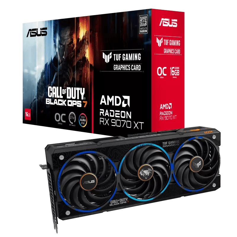 ASUS TUF RX 9070XT O16G COD BO7 - XenCoreShopXenCoreShop
