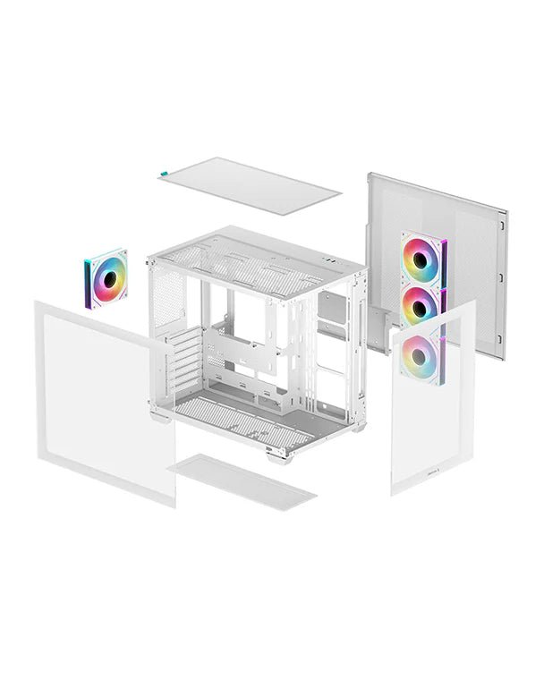 DEEPCOOL CG530 4F WH White - XenCoreShopXenCoreShop