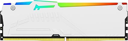 KINGSTON 64G (2x32G) D5 6000Mhz FURY Beast White RGB - XenCoreShopXenCoreShop