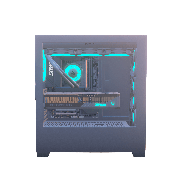 PC Crystal White - XenCoreShopXenCoreShop